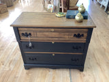 A-4164 Antique 3 Drawer Dresser