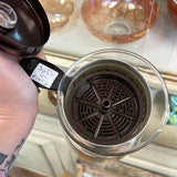 A-1452 glass Cory Stovetop Coffee Percolator