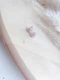 STD-002 Beaded Pearl Studs