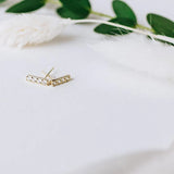 STD-008 Crystal Bar studs