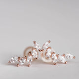 STD-017 Leaf Climber Earrings