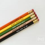 PCP-0612  Hand Stamped Pencils
