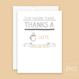 PCP-016 Teacher (Choose from drop down list)