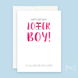 PCP-016 Birthday (Choose from drop down list)