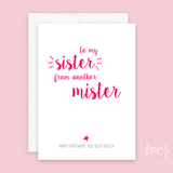 PCP-016 Birthday (Choose from drop down list)