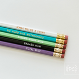 PCP-0612  Hand Stamped Pencils
