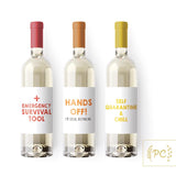 PCP-058 Set Of 3 Wine Labels