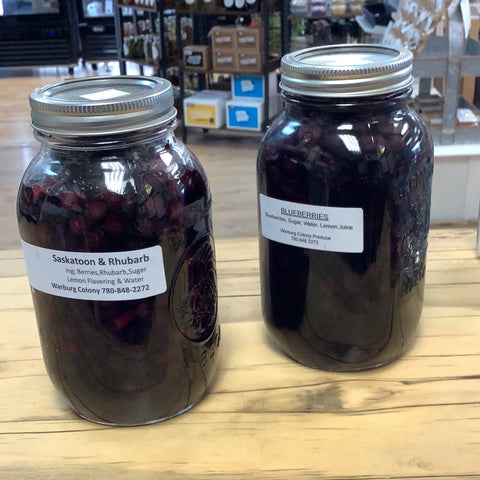 WHC-03 Canned Berry Desert Toppings-Blueberry & Saskatoon