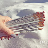 PCP-0612  Hand Stamped Pencils