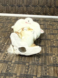 A-4286 Vintage MCM Anthropomorphic Squirrel Ceramic Fluffy Tail Big Eyes Figurine Japan