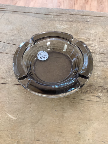 A 3577 Smoky Grey Glass Ashtray