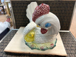 A-3370 Vintage Chicken & Chicks Soup Tureen