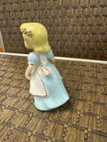 A-4286 Vintage MCM Anthropomorphic  Ceramic Dutch Girl Big Eyes Figurine Japan