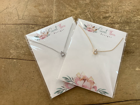 STD-136 Tear Drop Necklace