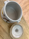 A 1773 vintage West-bend Stoneware 2Qt Bean Crock Pot