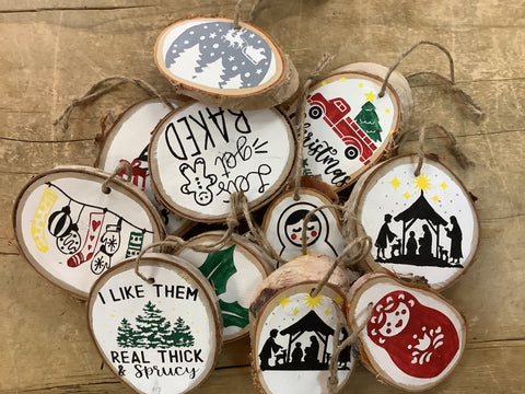 Ab-04 Assorted Painted Ornaments