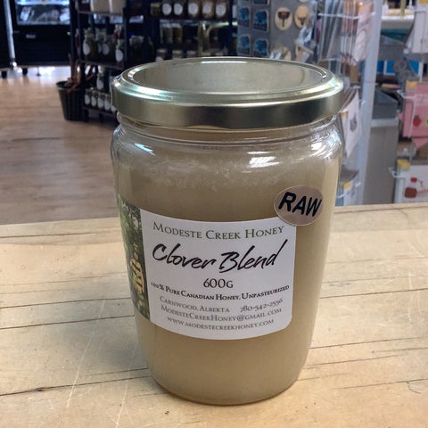 MCH-09 Raw Clover Honey- new wide mouth jar!