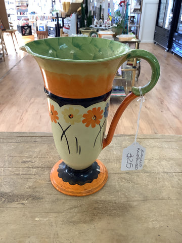 A 3816 Myott Hand Painted England Vase Pitcher