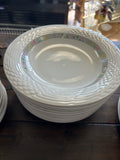 A-4206 12xDinner Plate 12xPasta Plates 12xBread&Butter Plates 12xTeacup and Saucer (SHIPPING NOT AVAILABLE)