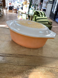 A-4258 Sunflower daisy Casserole Dish and lid