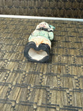 A-4287 Vintage MCM Anthropomorphic 7 Dwarfs Gnome Leprechaun Big Eyes Figurine Japan