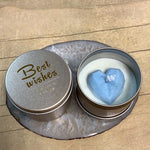 IP-09 Best Wishes Heart Candle