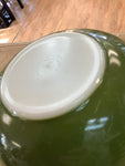 A 1056 Large Pyrex Verde Mixing bowl (not Mint) lots of imperfections