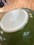 A 1056 Large Pyrex Verde Mixing bowl (not Mint) lots of imperfections