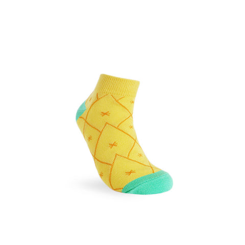 URB-10 unisex pineapple print ankle socks