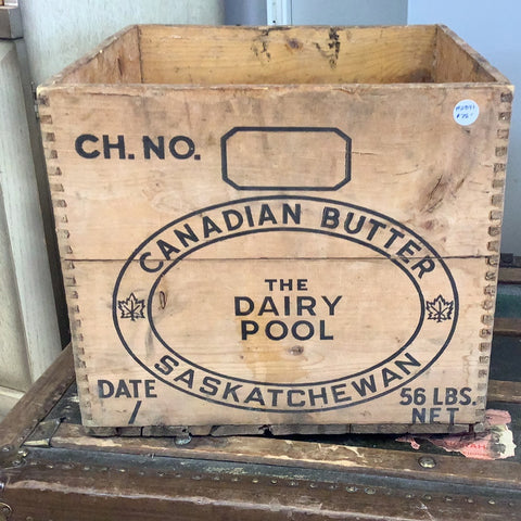 A-2891 Canadian Butter Wood Crate