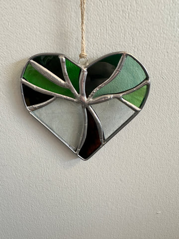 LLG-39 Tree Heart Stained Glass