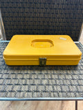 A-2259 Vintage Wilson Orange Wil-Hold Sewing Kit Bobbin Organizer
