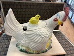 A-3370 Vintage Chicken & Chicks Soup Tureen