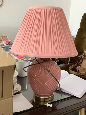 A-3097 Dusty Rose Lamp