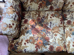 A-3065 Brown Floral Loveseat