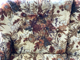 A-3065 Brown Floral Loveseat