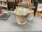 A-4065 Floral Teapot w/Gold Accents ENGLAND