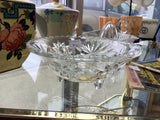 A-4068 Footed Cut Glass Bowl