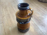 A-2310 Decorative Large Vase 2 Tone brown w/Handle