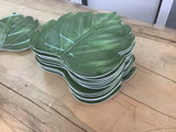 A-2705 Plastic Green Leaf Plate