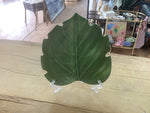 A-2705 Plastic Green Leaf Plate