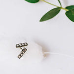 STD-008 Crystal Bar studs