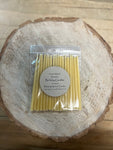 WSC-19 pkg 18 Beeswax birthday candles