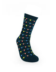 URB-06 Christmas lights unisex crew socks (Size 7-12)