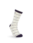 URB-06 Snowflakes unisex crew socks (Size 7-12)