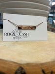 RAC-01 Bar Necklaces-Rose Gold