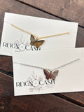 RAC-17 gold and silver butterfly