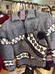JK-06 Kids Speckled Grey Zip-Up with Matching Toque