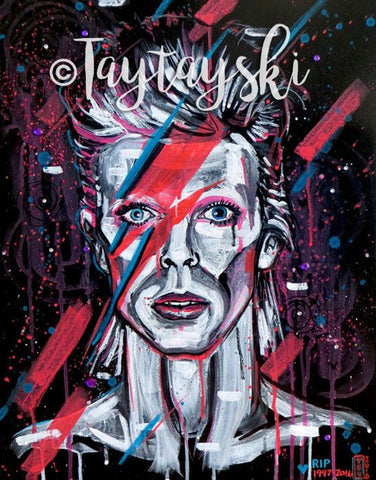 TAY- Bowie 11x14 Bowie Print