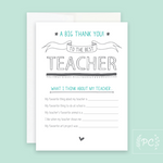 PCP-016 Teacher (Choose from drop down list)